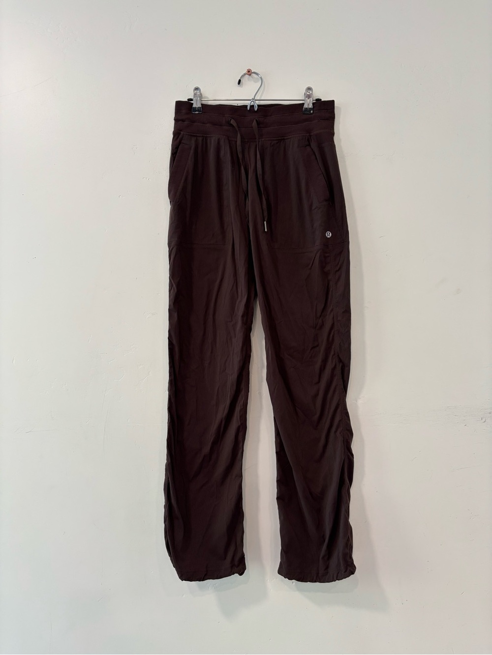 lululemon athletica Chocolate Brown Drawstring Track Pants